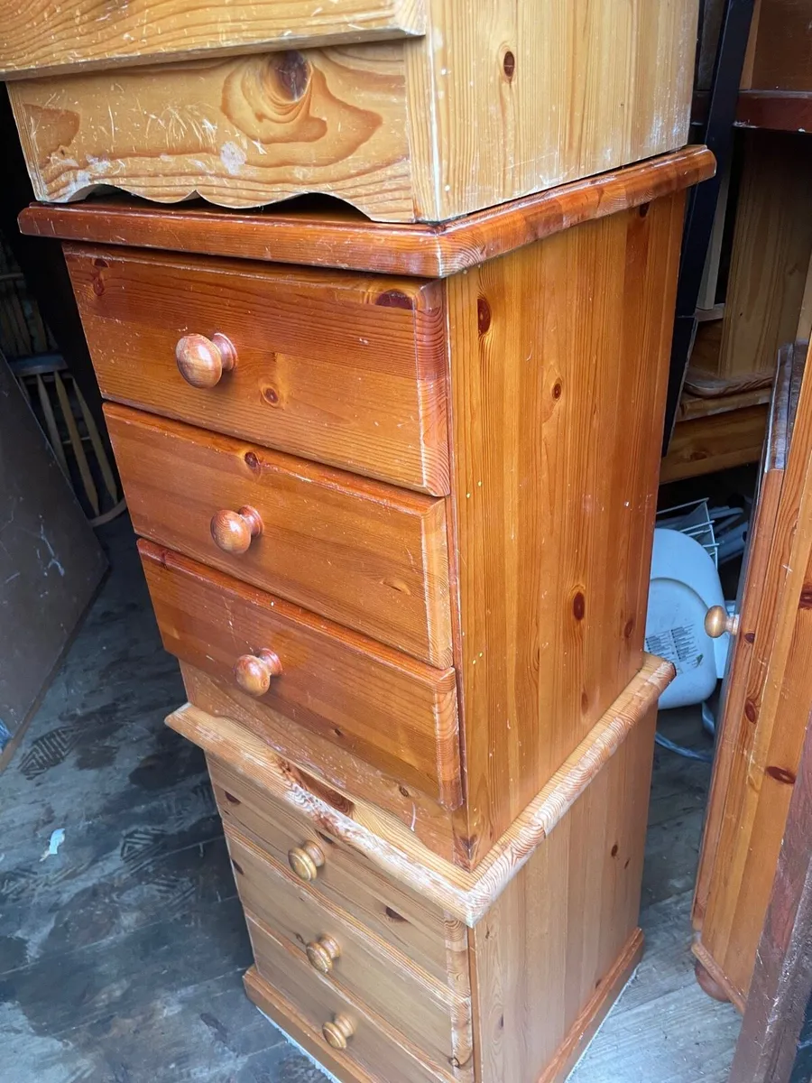 Pine bedside tables €40 each - Image 3