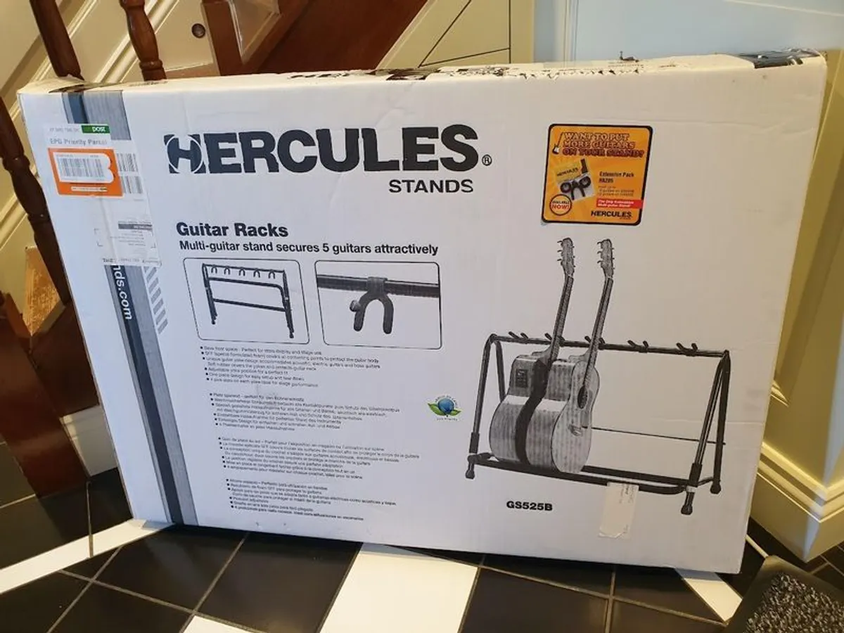 Hercules GS525B 5 Guitar Display Rack - Image 1