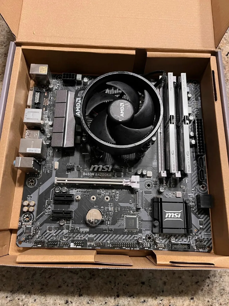 AMD Motherboard, CPU and RAM