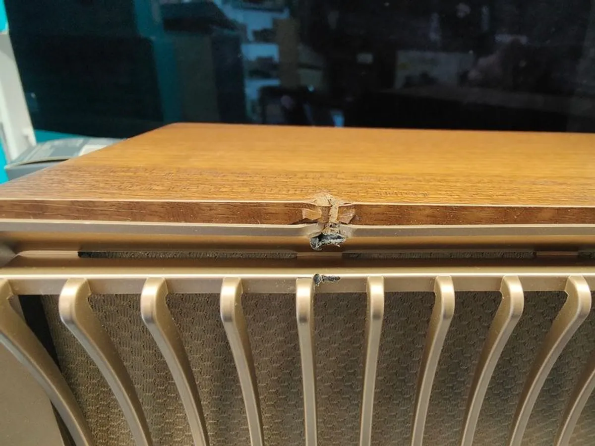 Philips TAVS700 Retro Style FM/DAB Radio with Bluetooth | Wooden Style, open box - Image 3