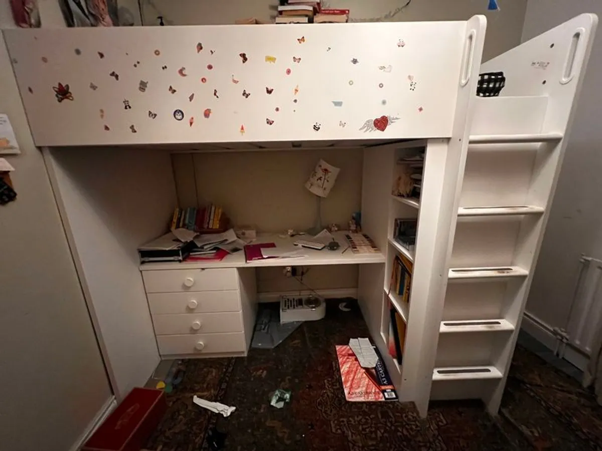 Bunk bed/desk/wardrobe Ikea Stuva - Image 1