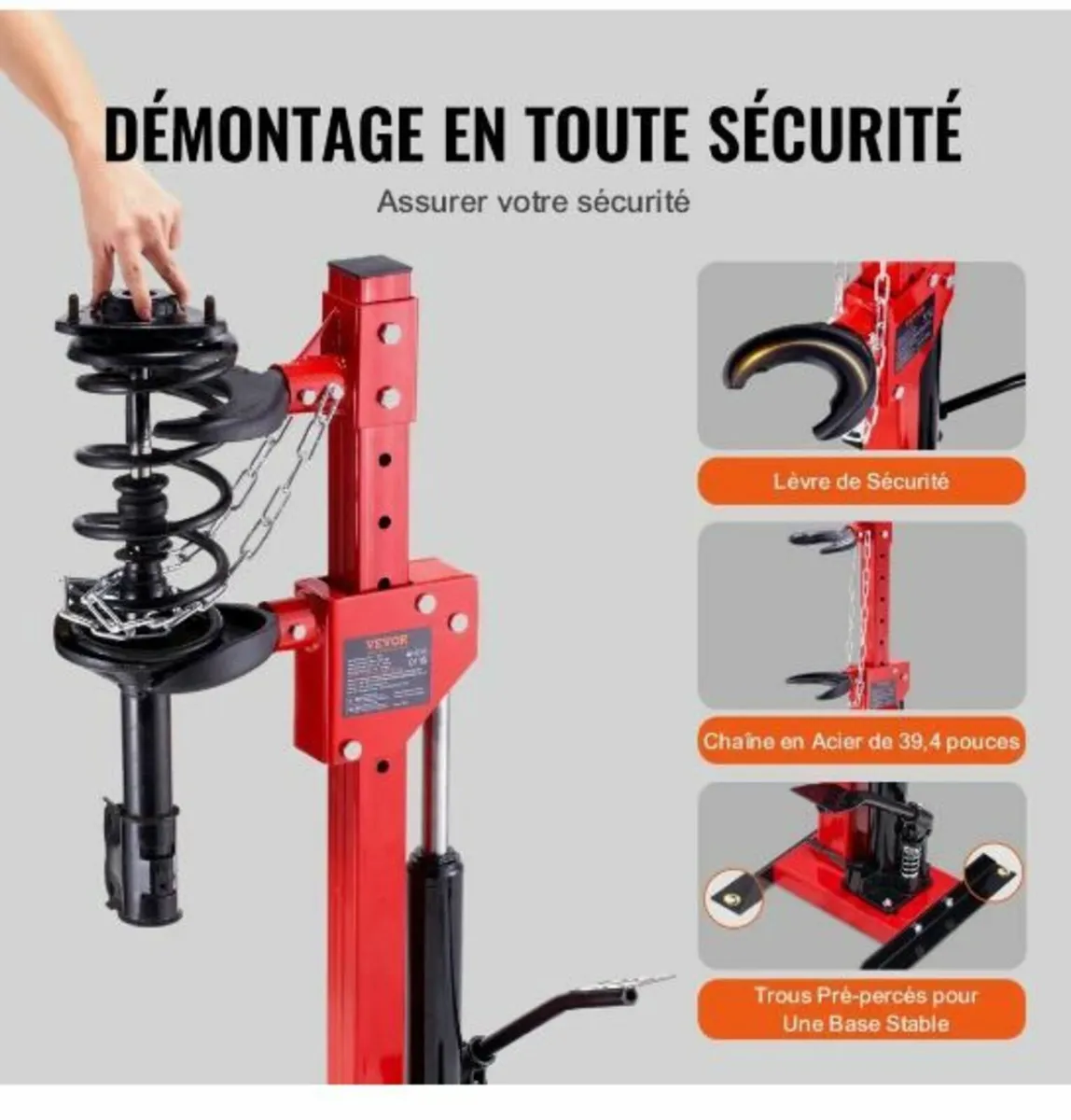 Strut Spring Compressor, 4.5 Ton - Image 4