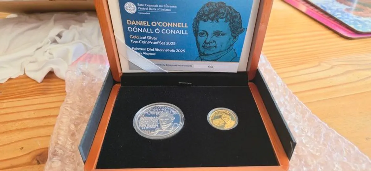 Daniel O'Connell Gold and Silver (Limited 250) Two Coin Proof Set 2025 - Image 1