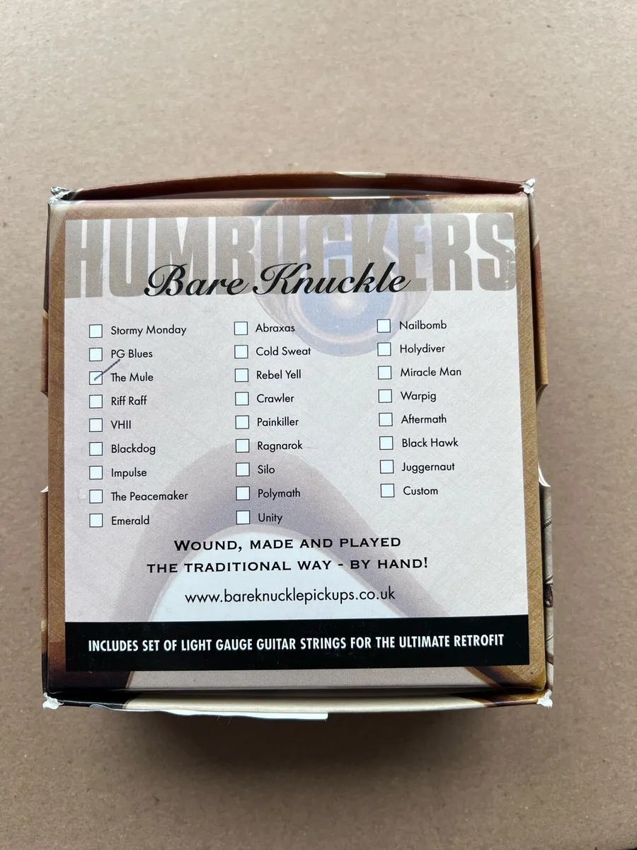 Bare Knuckle The Mule Set - Image 2