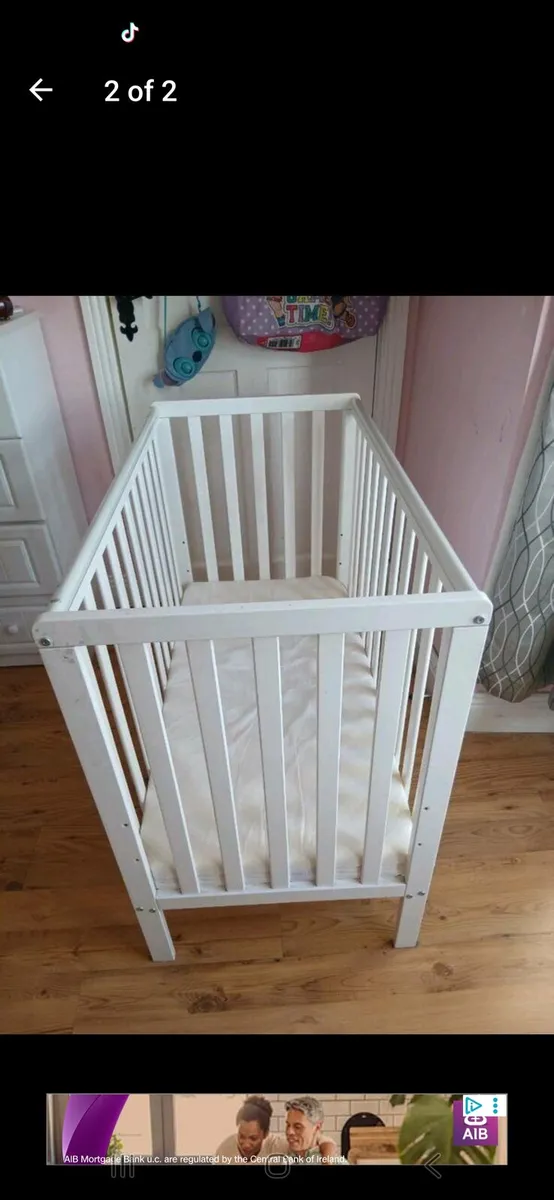 Petite cot for sale - Image 2