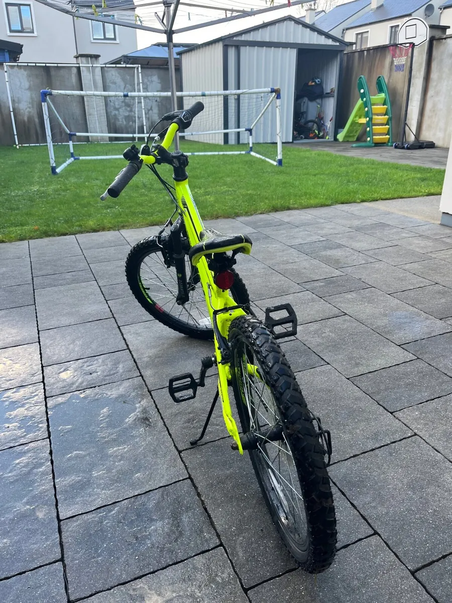 Kids 20 Inch Team Mountain Bike Yellow 6+ - Image 1