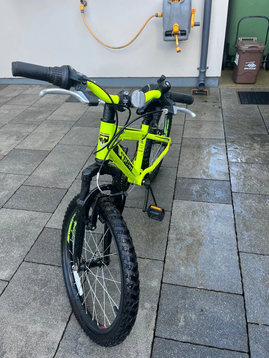 Kids 20 Inch Team Mountain Bike Yellow 6+ - Image 3