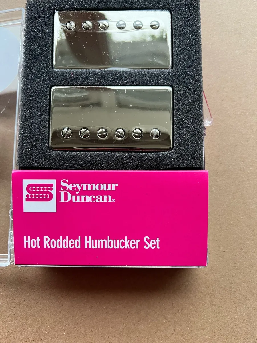 Seymour Duncan Hot Rodded Humbucker Set Nickel - Image 3