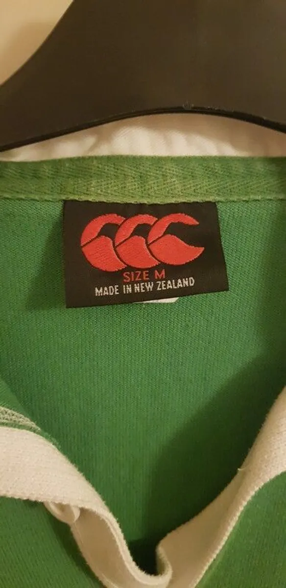 Vintage Ireland Mens Rugby Jersey 2002 Size M Long Sleeve - Image 2