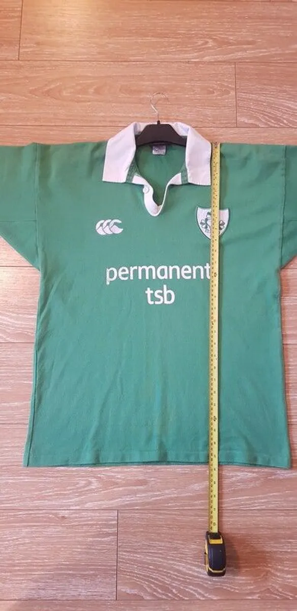 Vintage Ireland Mens Rugby Jersey 2002 Size M Long Sleeve - Image 3