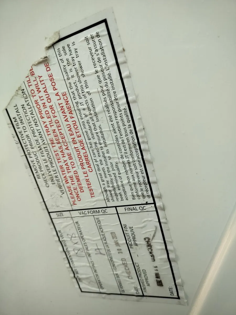 Shower Tray - Image 1