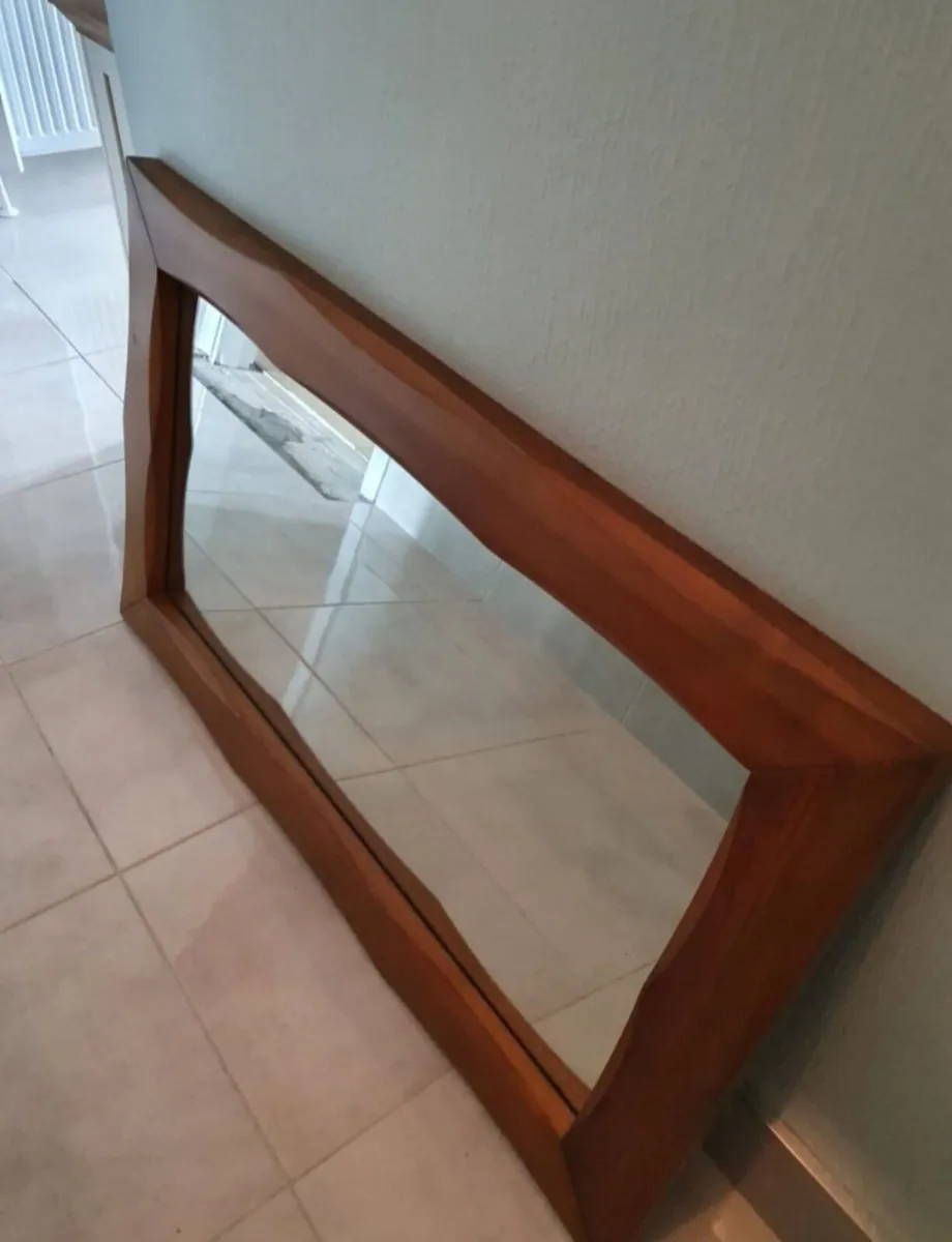 Mantel Mirror Oak - Image 1