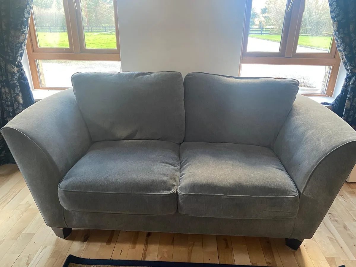 3+2 Grey Sofa’s - Image 2