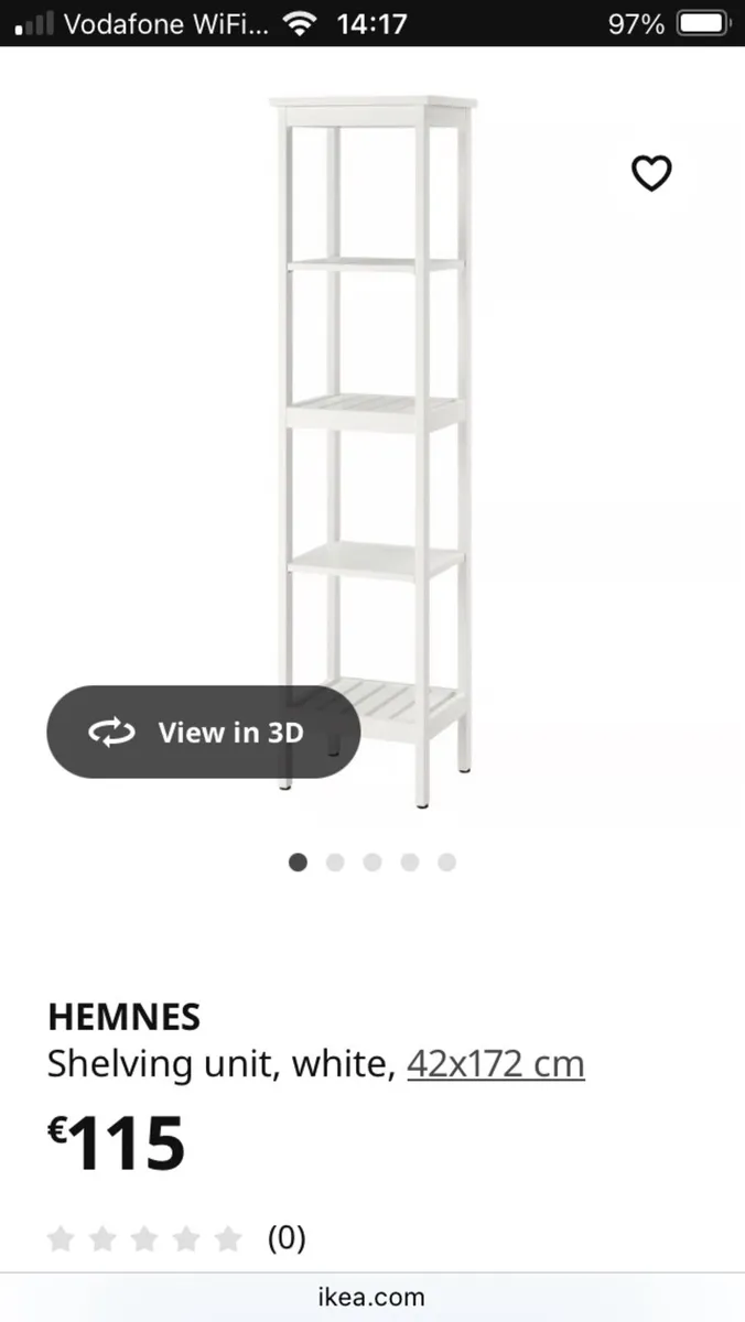 Hemnes Shelving unit - Image 1