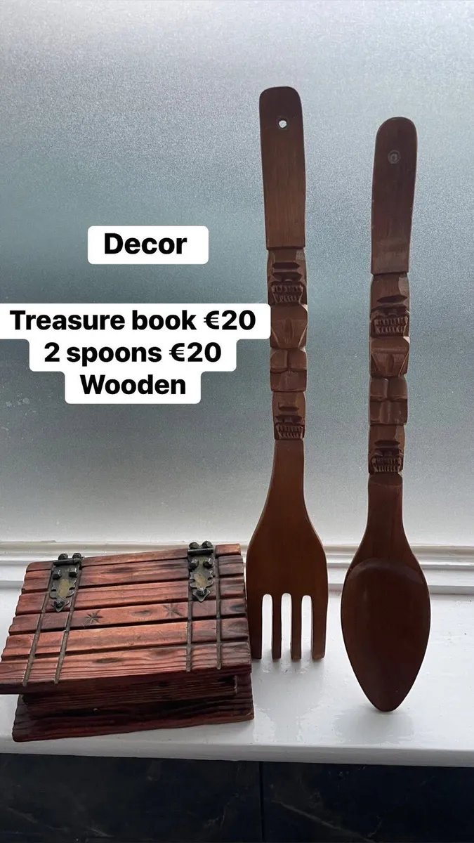 Decorative wooden home decor - Image 1