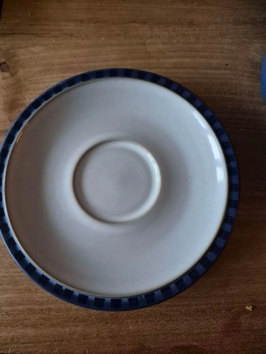 Denby Reflex Blue - teacups, saucers & dinner plates - Image 3