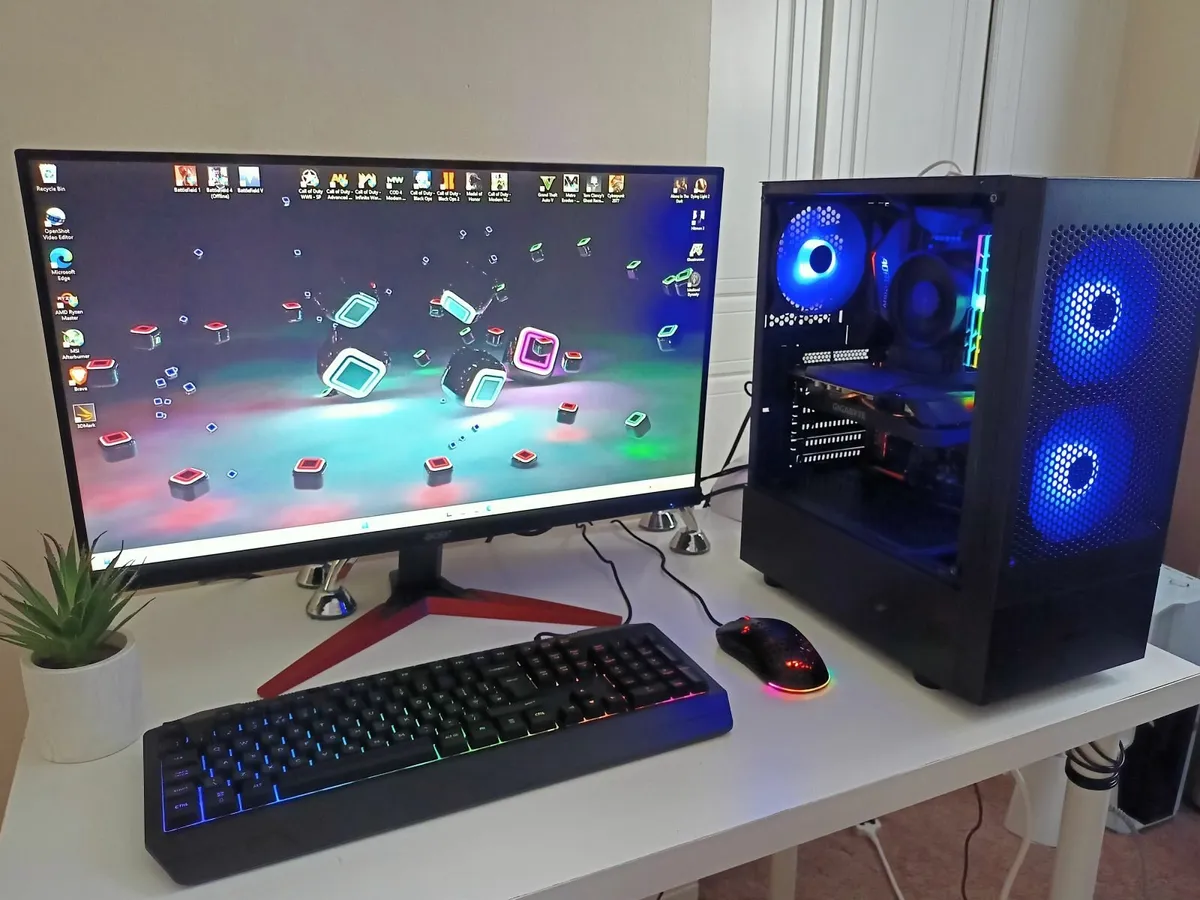 Gaming PC setup with Windows 11 Pro - Image 3