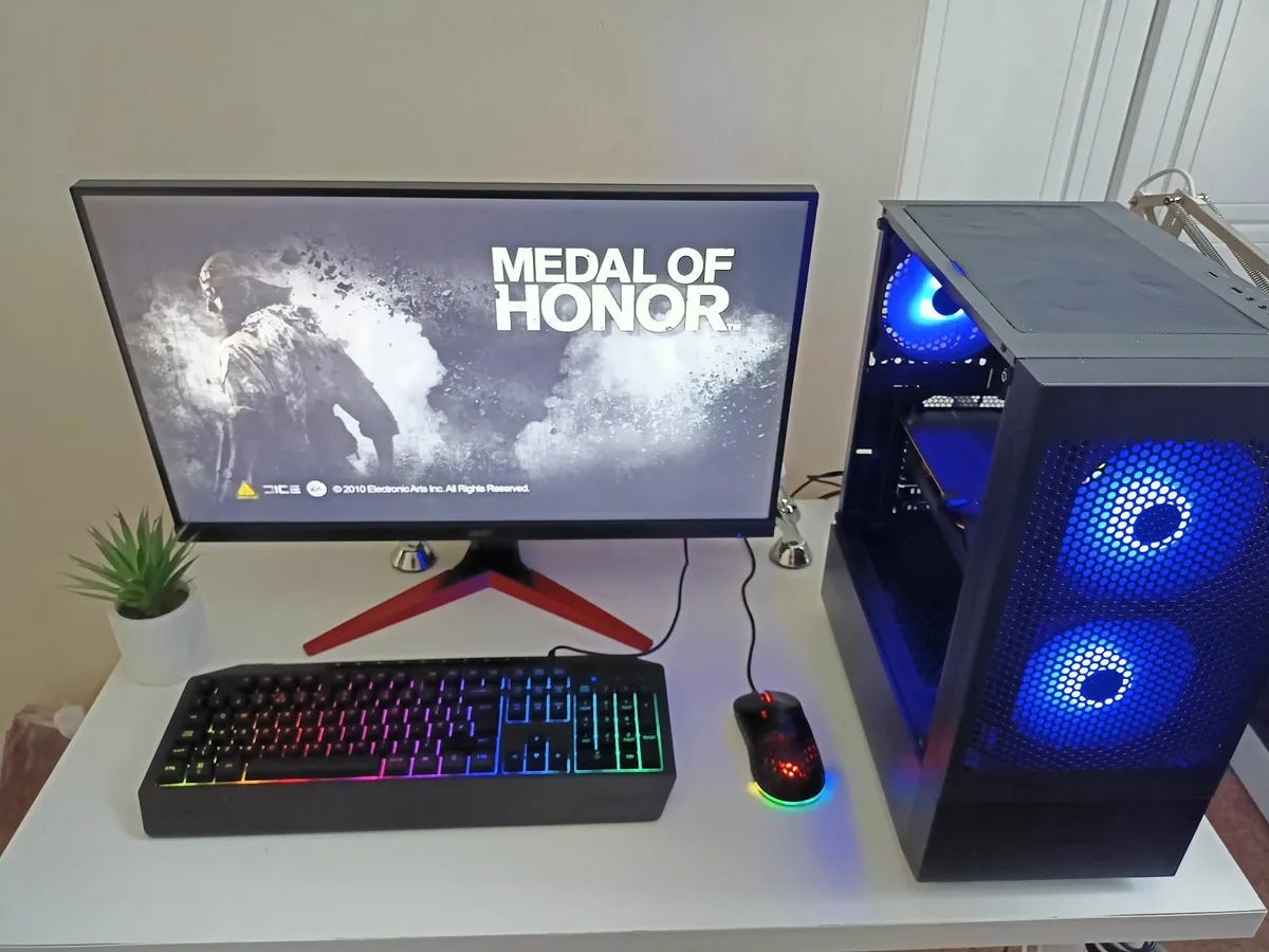 Gaming PC setup with Windows 11 Pro - Image 1