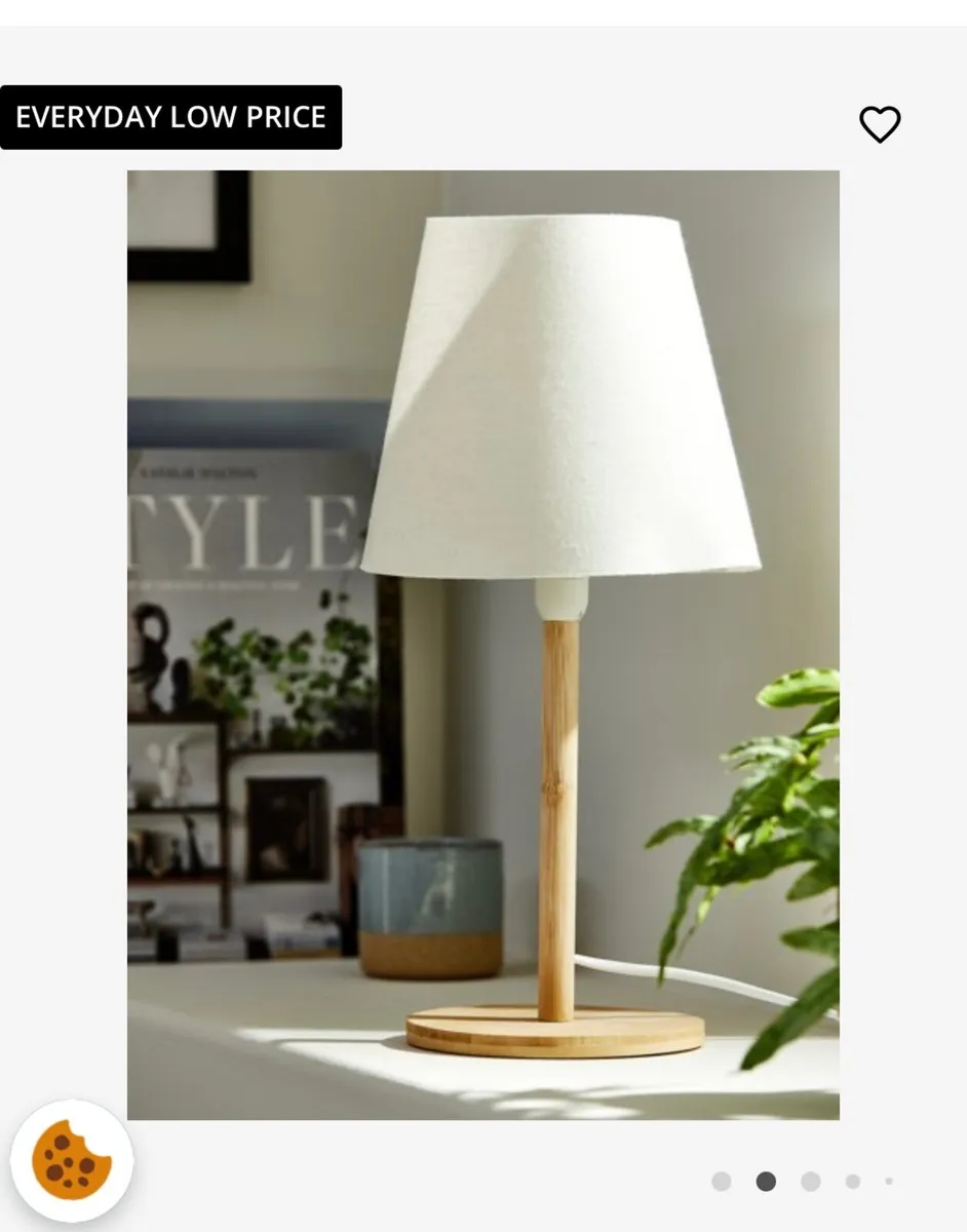 Table lamps- Julius table lamps x2 (Jysk) - Image 1
