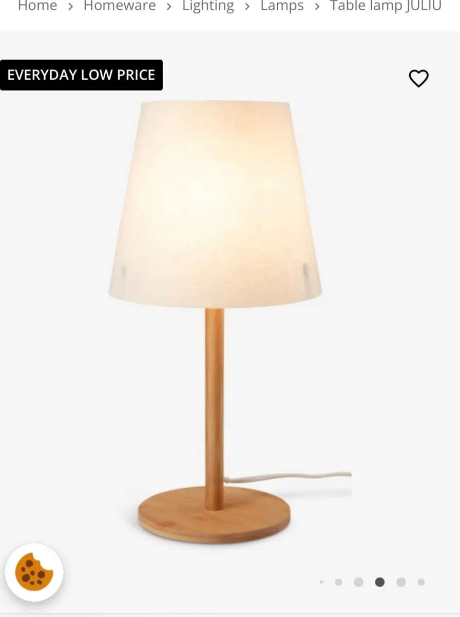 Table lamps- Julius table lamps x2 (Jysk) - Image 4