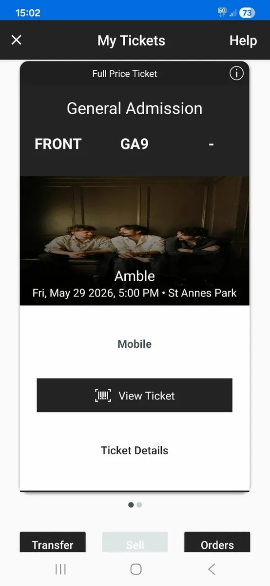 Concert Tickets Amble Dublin May 2026 - Image 2
