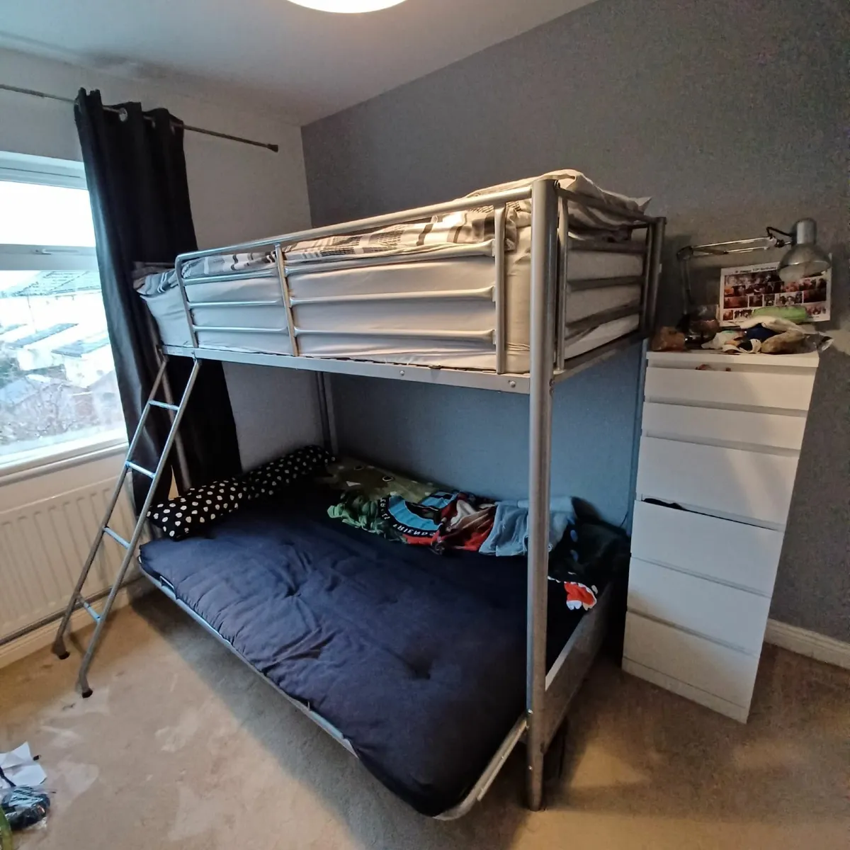 Bunk bed with futon - Image 2