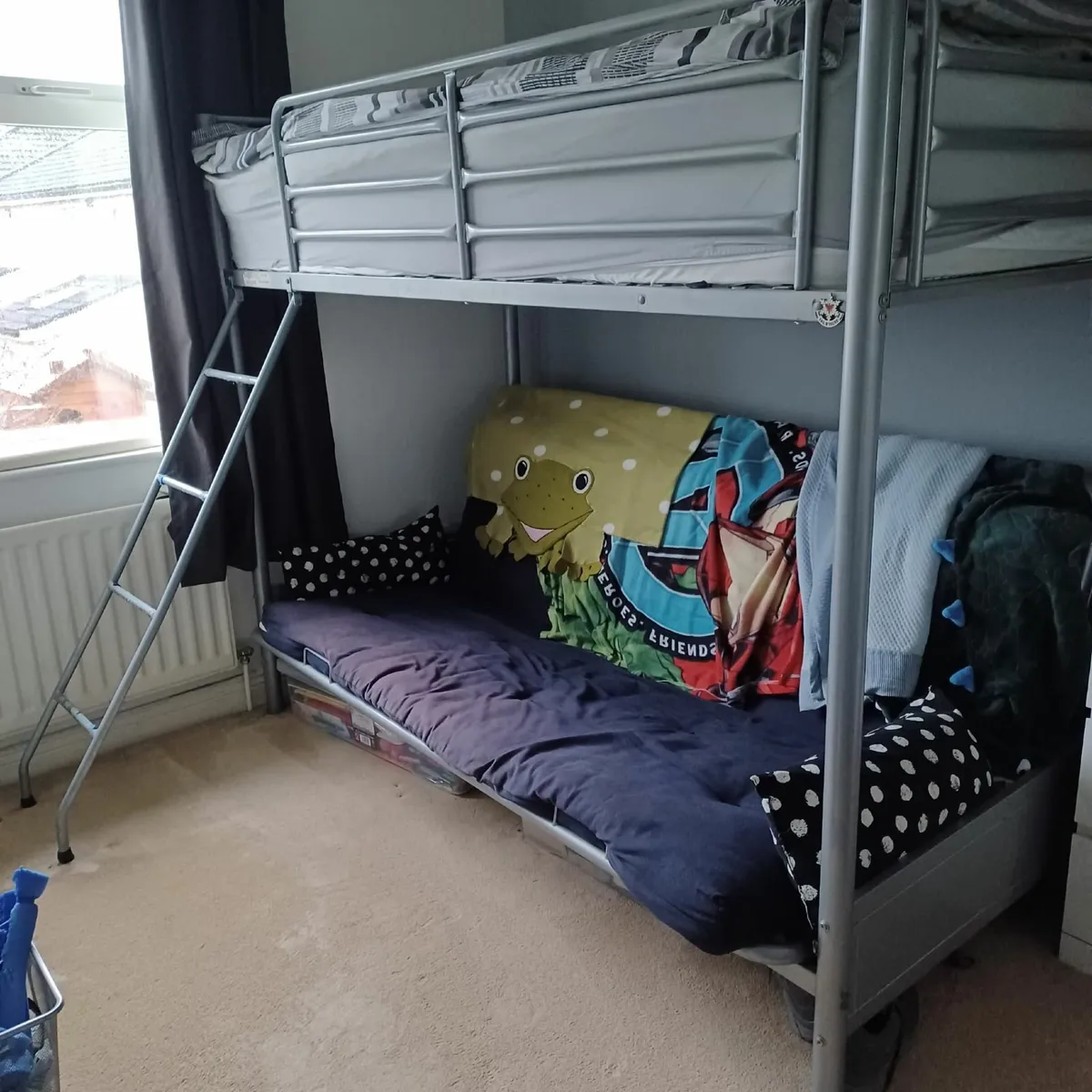 Bunk bed with futon - Image 4