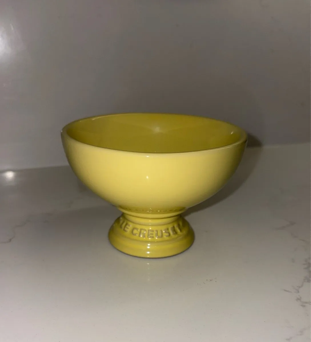 Le creuset footed sorbet bowls x 6 rare - Image 2