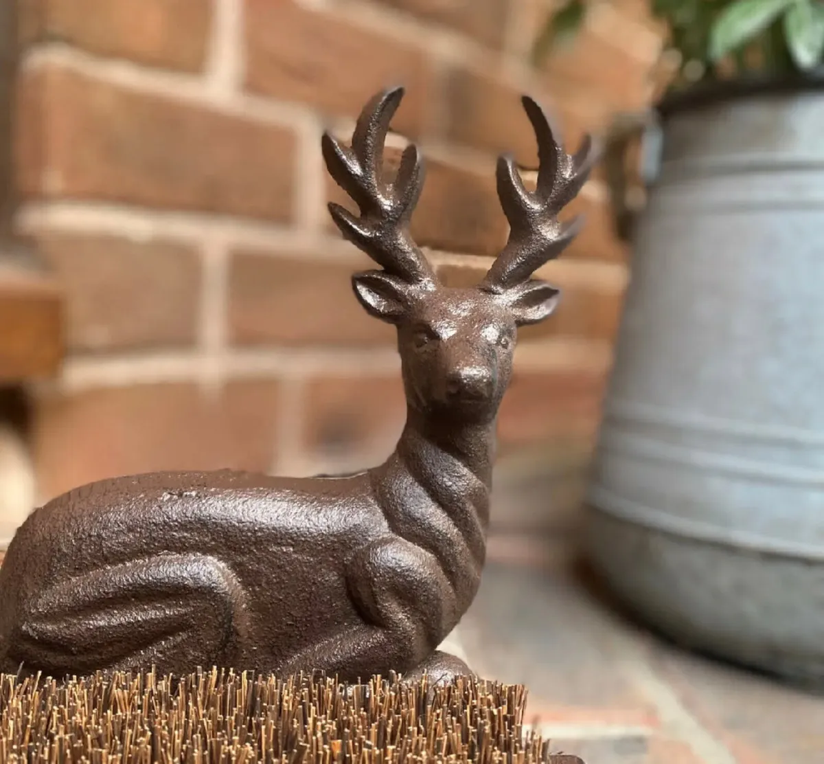 Vintage Style Cast Iron Stag Boot Scraper - Image 3