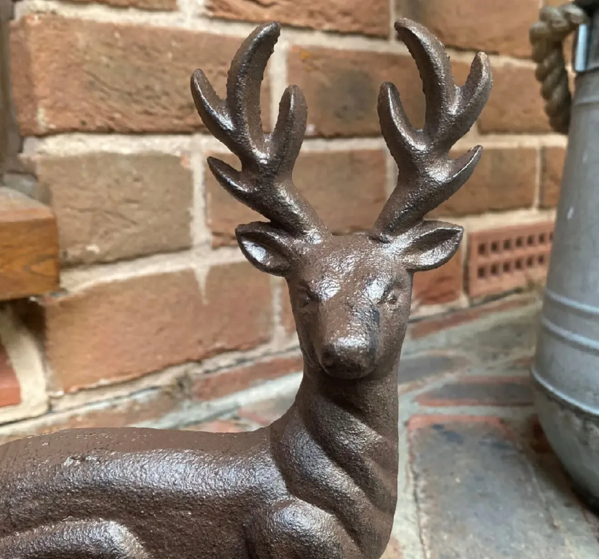 Vintage Style Cast Iron Stag Boot Scraper - Image 4