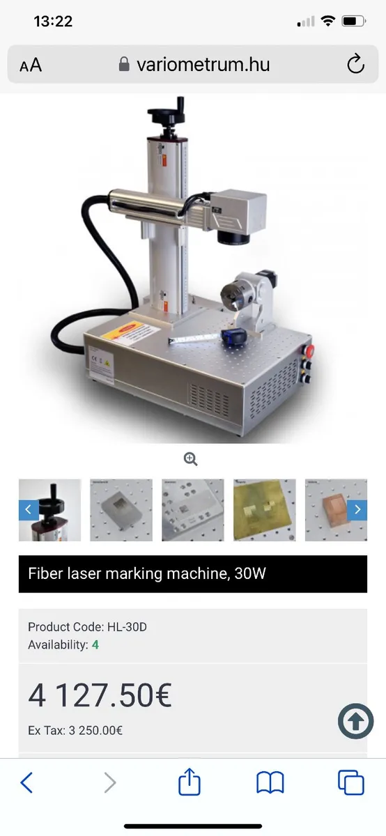 Laser engraver Fiber 30w Raycus - Image 1