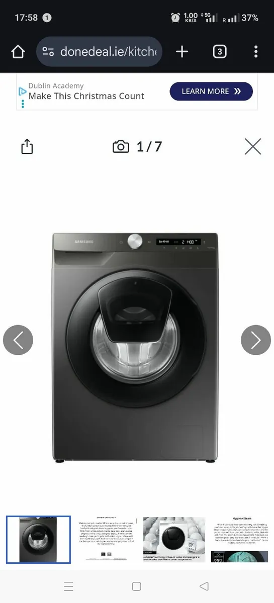 Washing machine Samsung smart - Image 2
