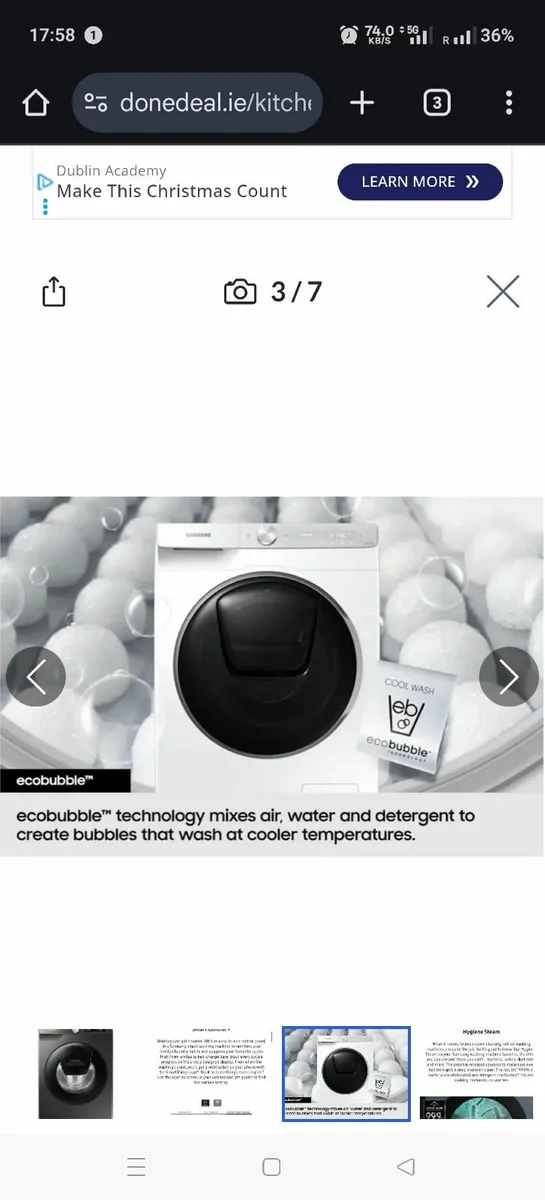 Washing machine Samsung smart - Image 4