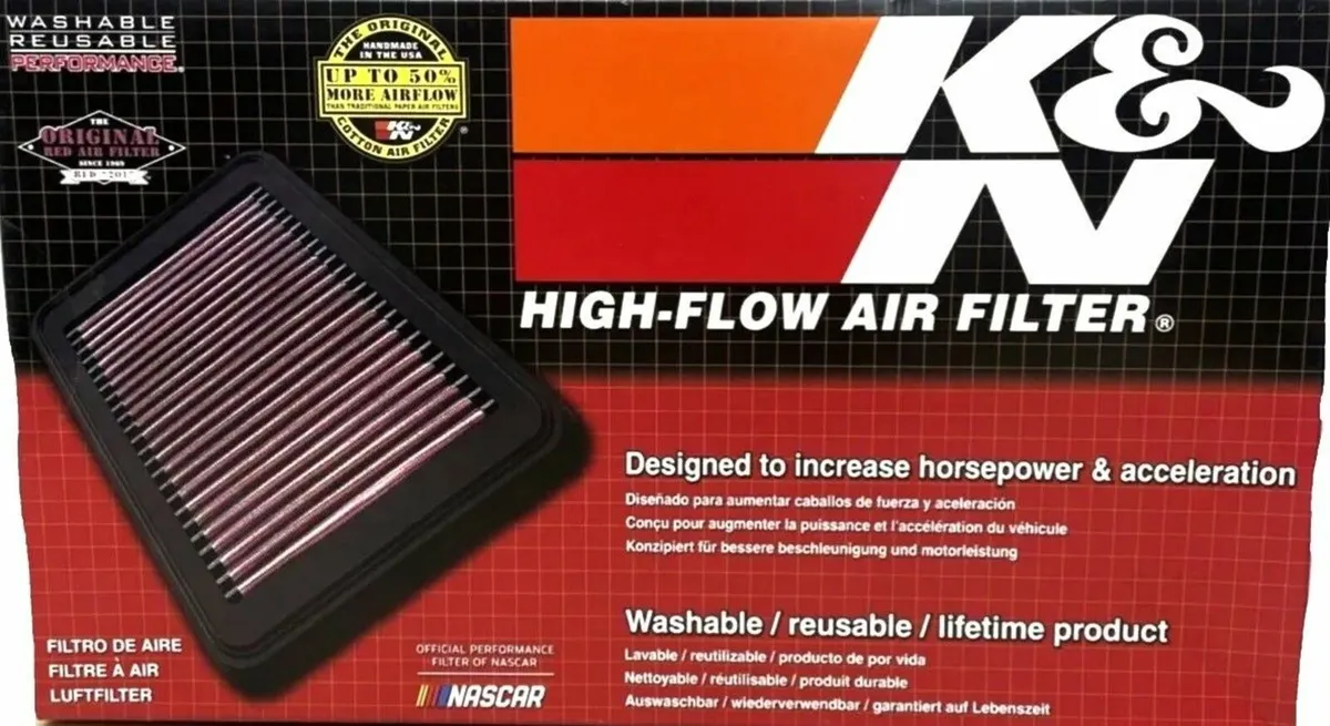 K&N 33-2360 Filter for TOYOTA Petrol - more power - Image 1