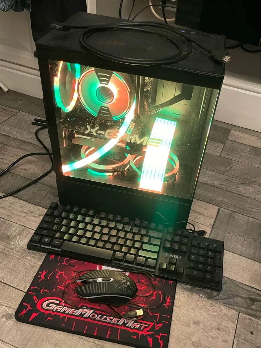 X GAME GAMING PC, KEYBOARD, MOUSE - Image 1