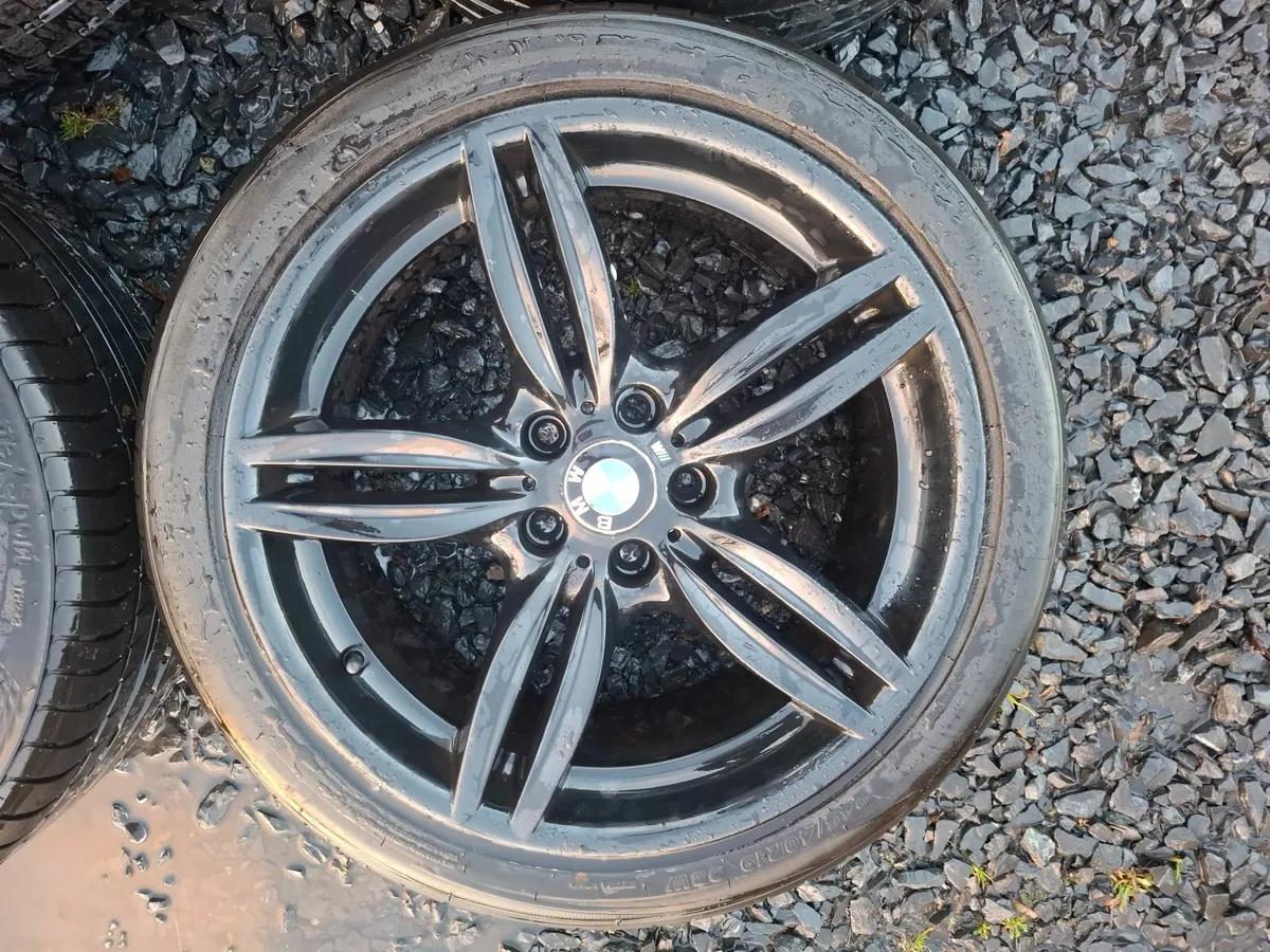19" Genuine Bmw 5 Series F10 M Sport Alloys with t - Image 2