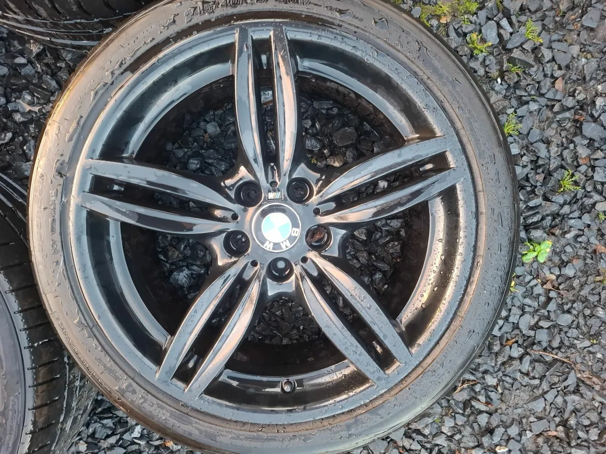 19" Genuine Bmw 5 Series F10 M Sport Alloys with t - Image 3
