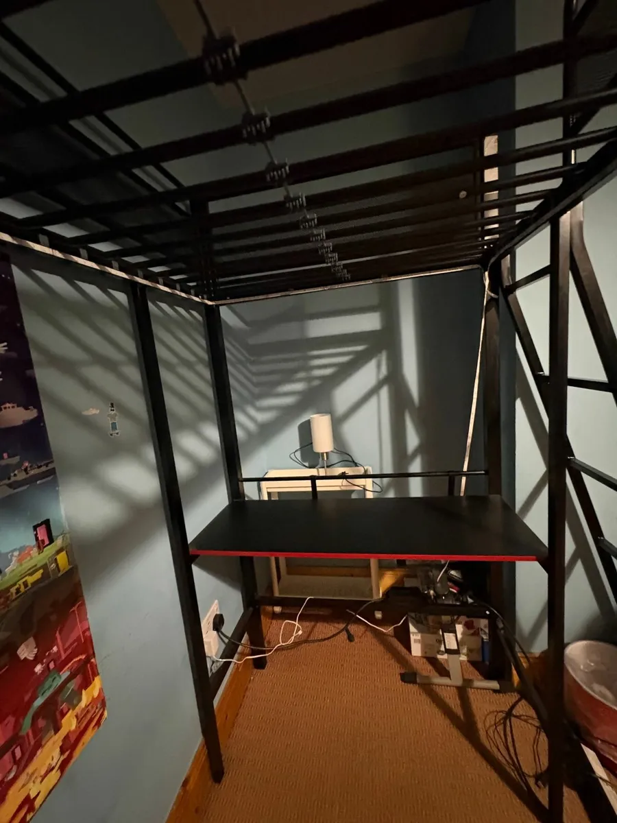 X Rocker Fortress High Sleeper Gaming Bunk Bed - Image 4