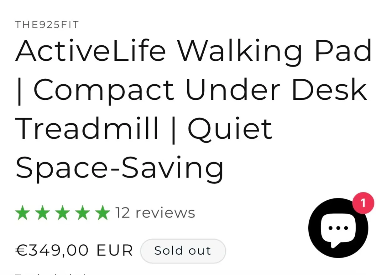 Treadmill - Compact Walking Pad - Image 2