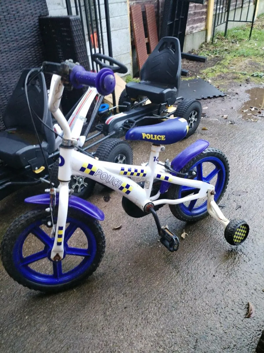 Child's police bike