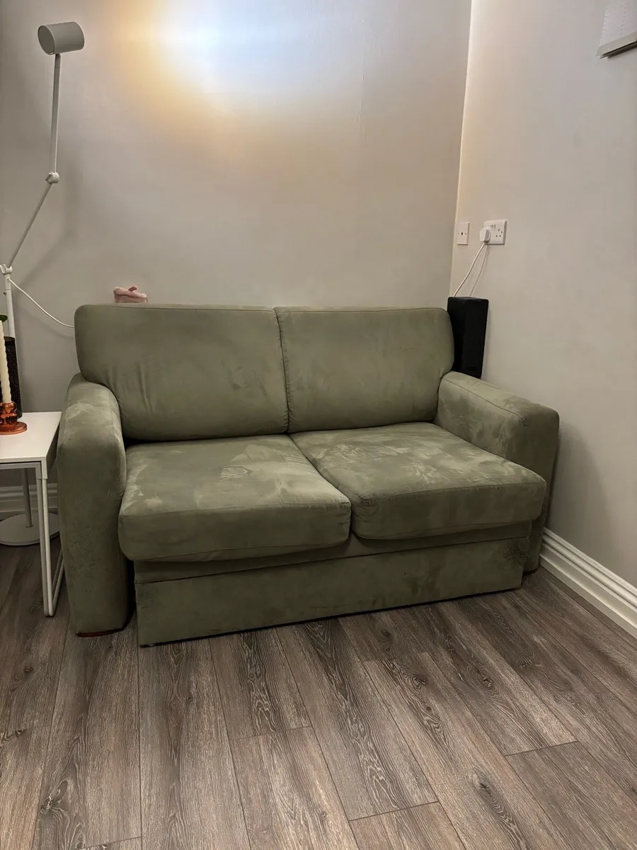 Sofa/Couch - 2 seater - green - Image 1
