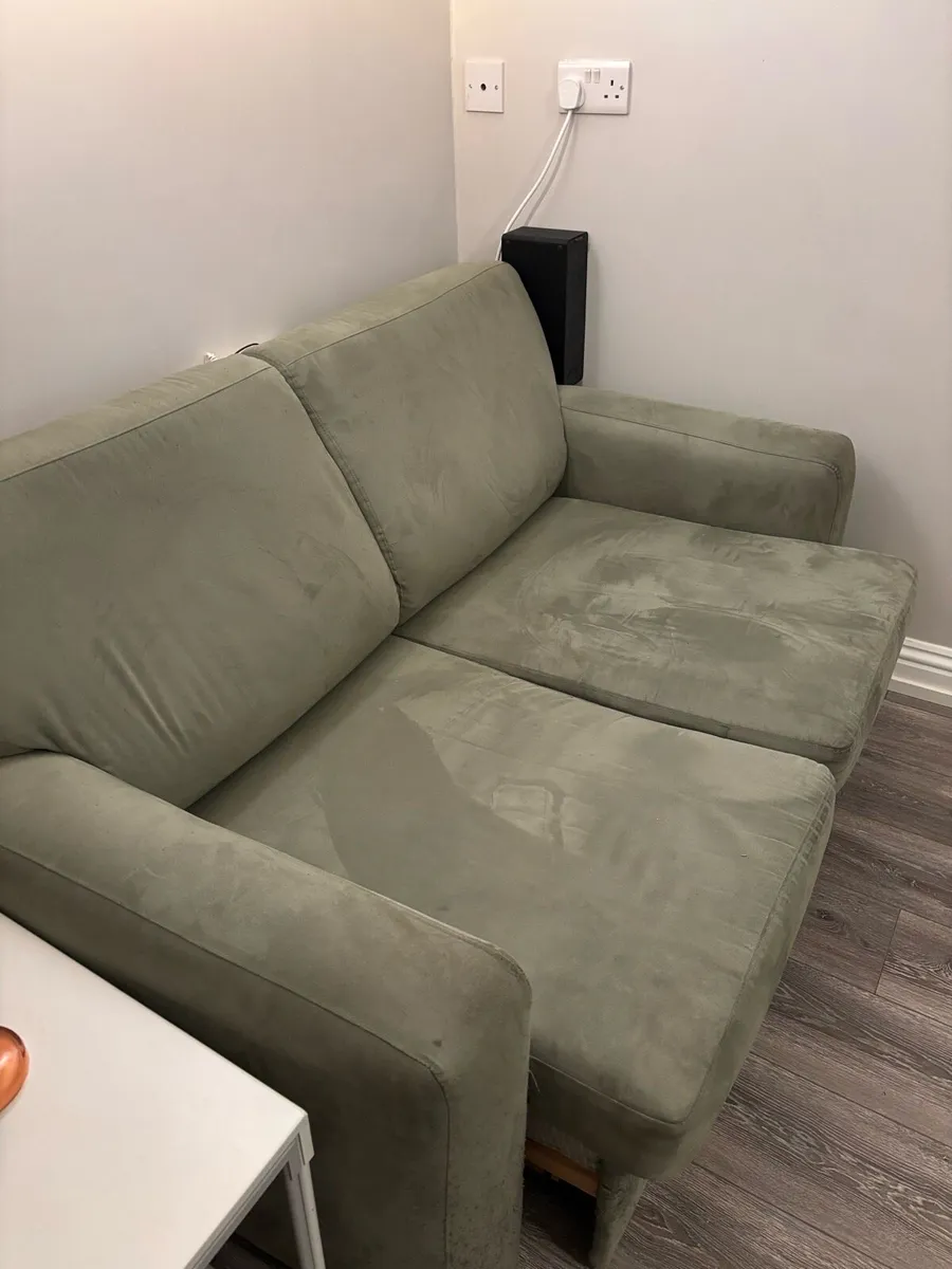 Sofa/Couch - 2 seater - green - Image 2