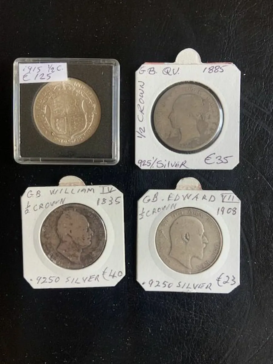 GB Half Crowns - Various Prices - Image 2