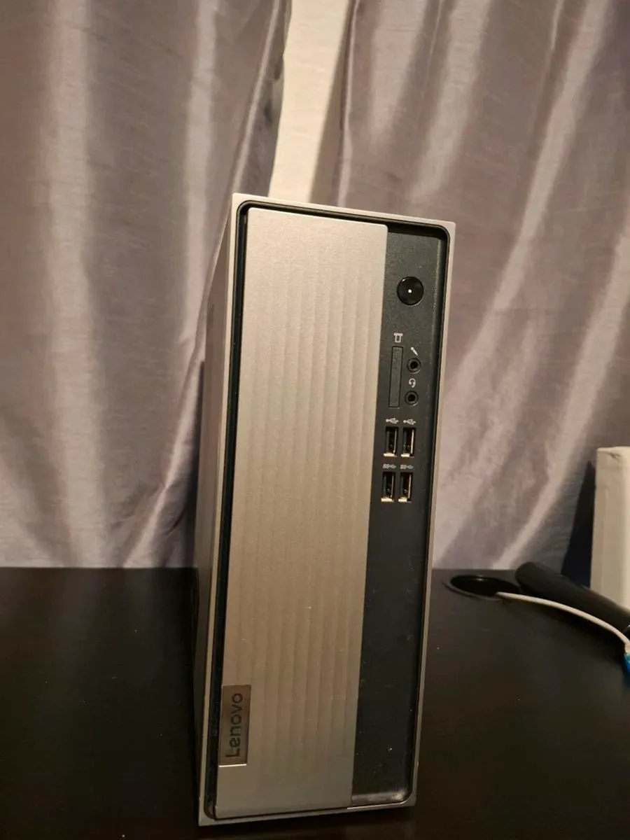 Lenovo IdeaCentre Desktop + AOC 23inch Monitor - Image 1