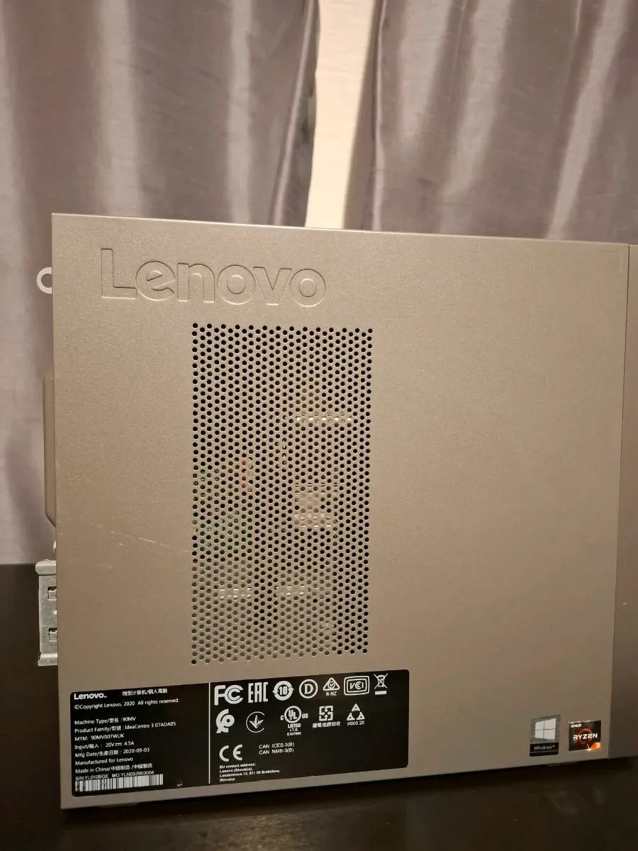 Lenovo IdeaCentre Desktop + AOC 23inch Monitor - Image 2