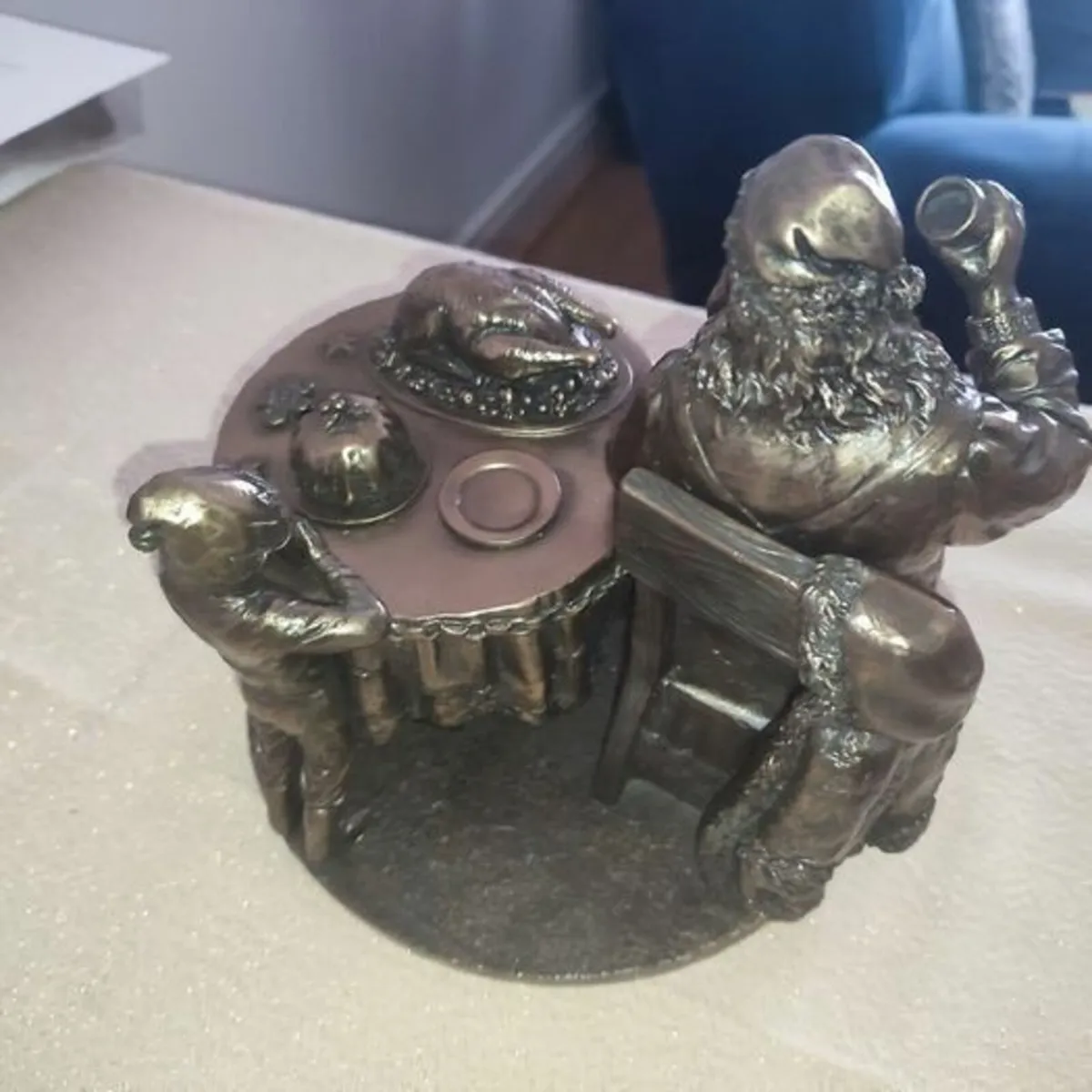 Rare Genesis Figurine Santa's Feast 2017 Superb /c - Image 2