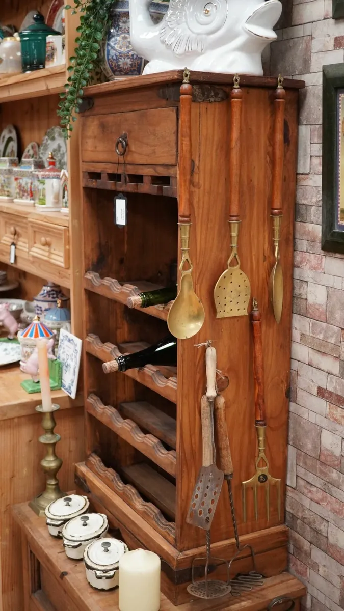 Mexican Pine Wine Rack - Image 2