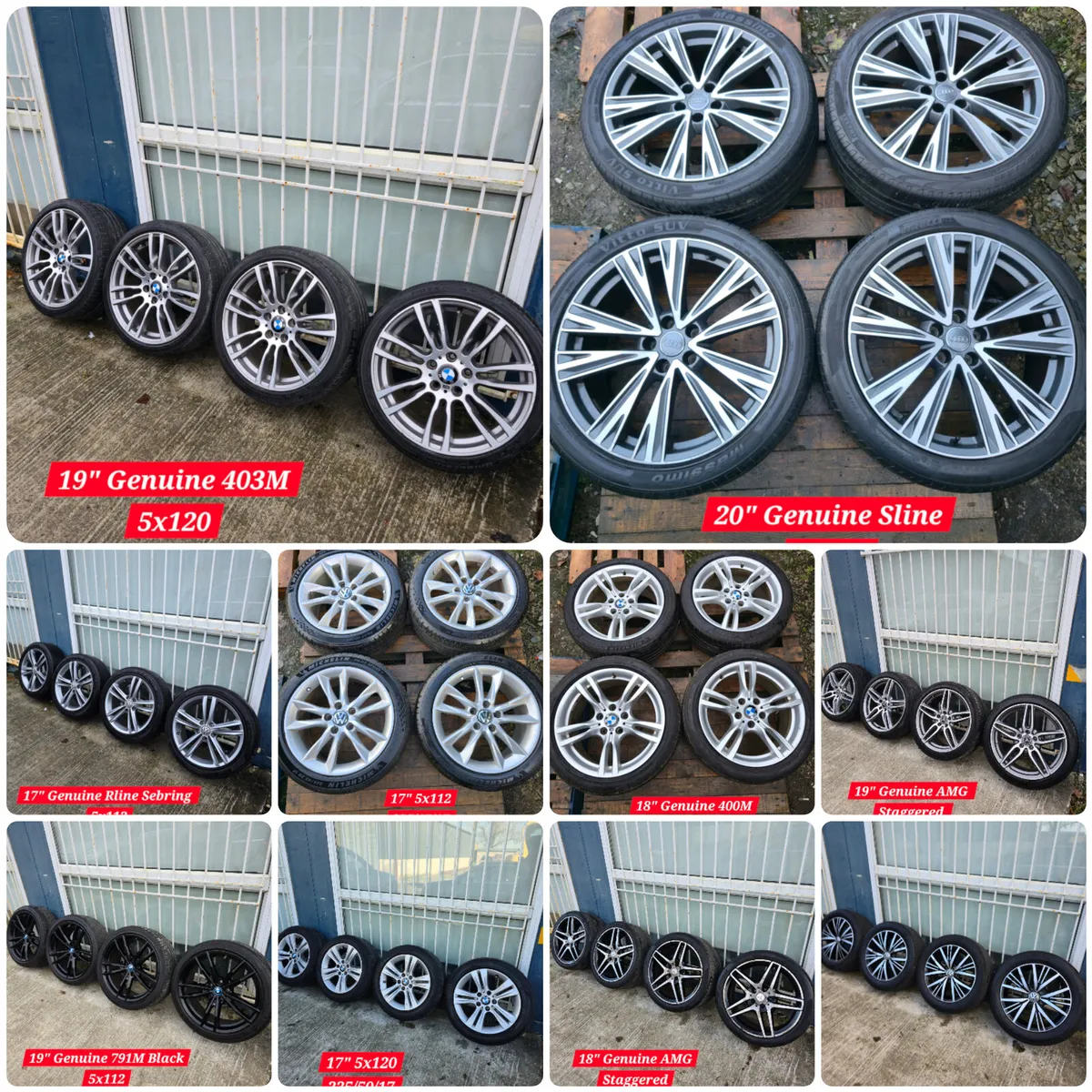 Alloys For Sale 16"-20" 5x120 and 5x112 BMW,Audi, - Image 1