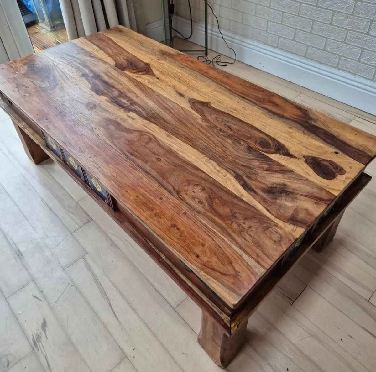 Solid wooden coffee table - Image 3