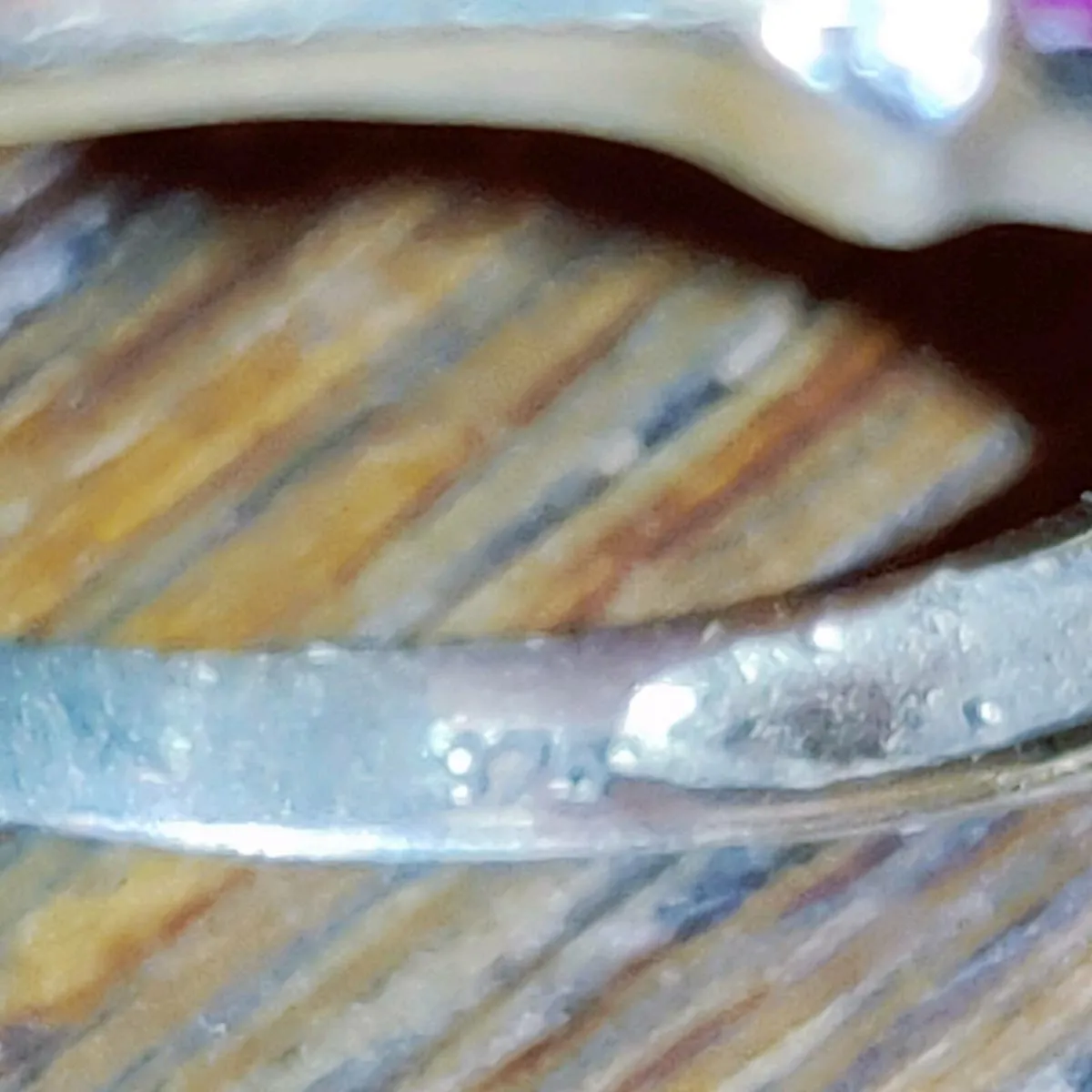 DIAMOND & RUBIES, 9CT Thick White Gold New Ring ! - Image 3